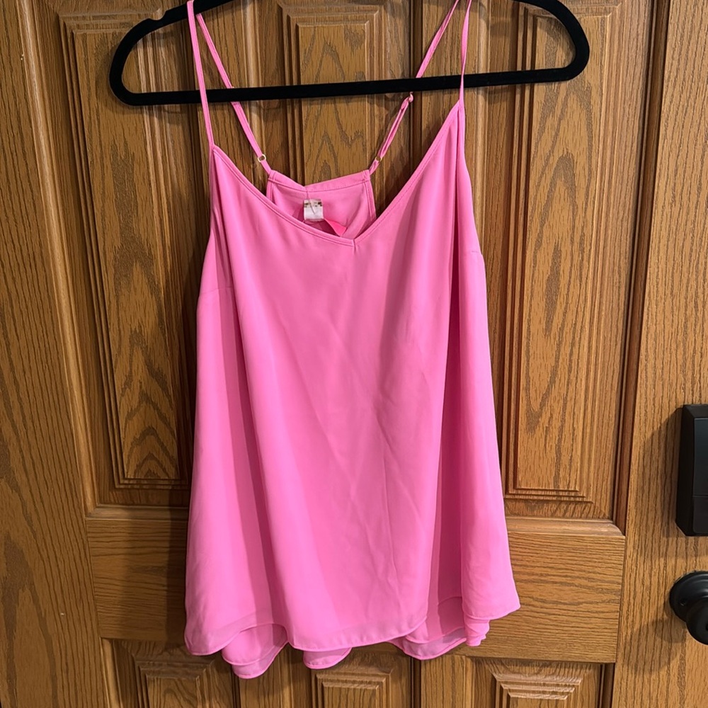Lilly Pulitzer hot pink tank top